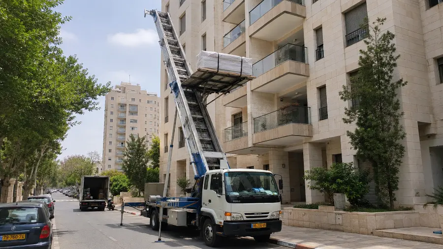 מנוף הרמה לקומות גבוהות