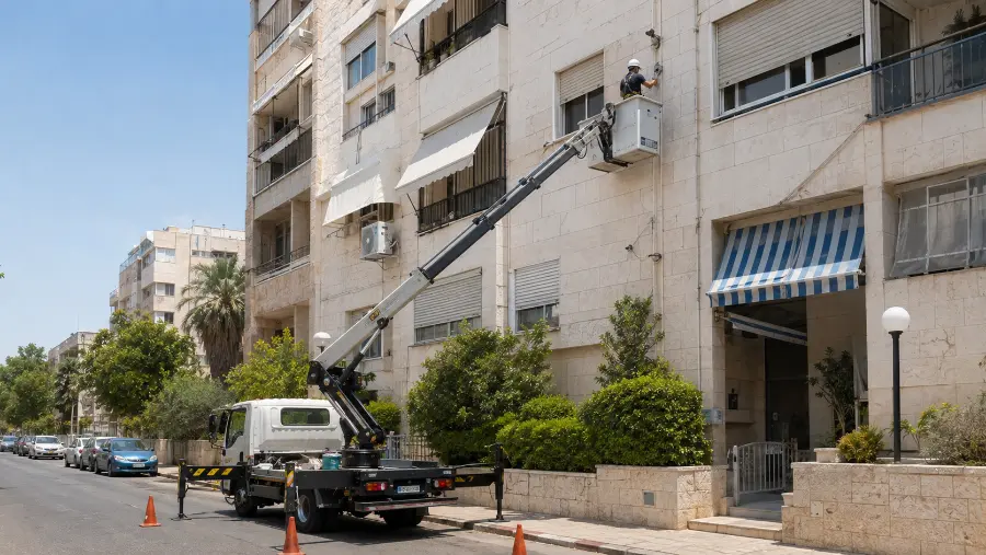 מנוף לתחזוקת מבנים